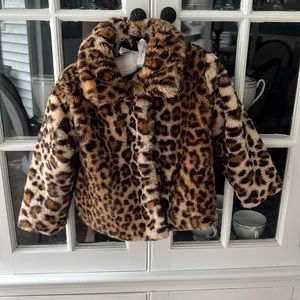 Girls faux fur coat